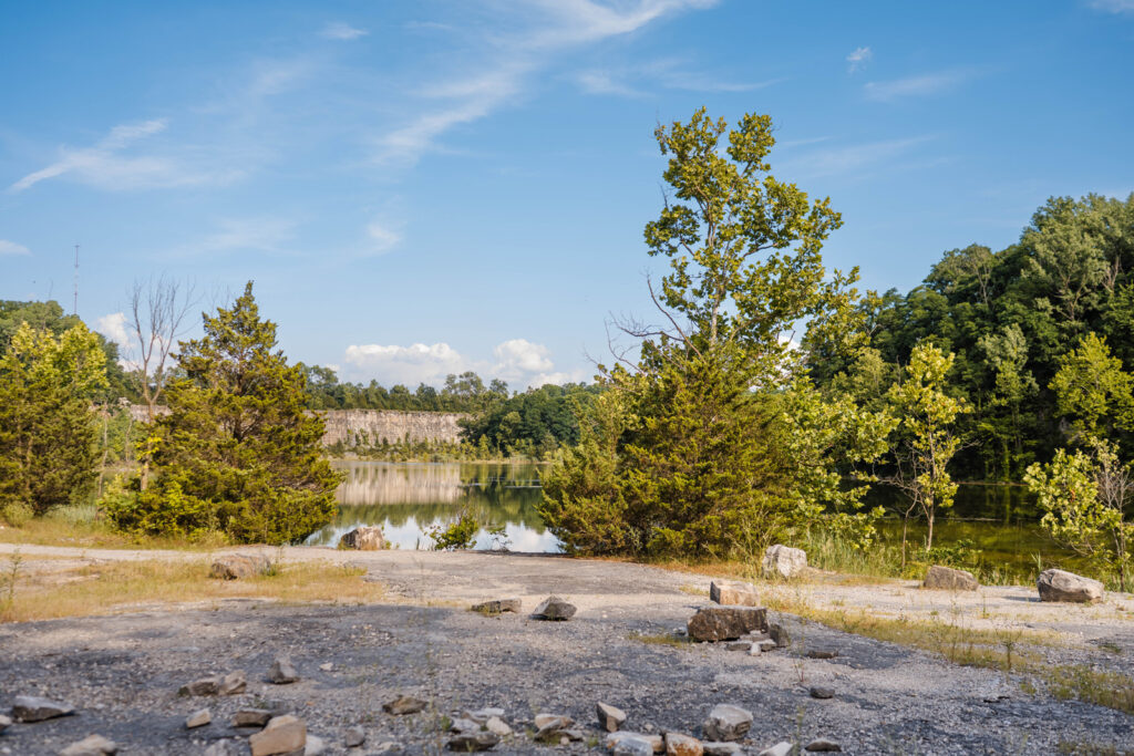 Rock Quarry at DePauw Nature Park.