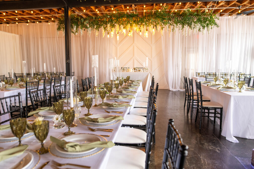 Reception spaces can truly be customized at Ivory Foundry Weddings & Events.
