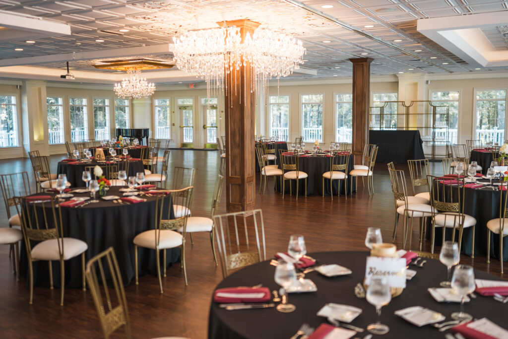 Black Iris Estate's ballroom.